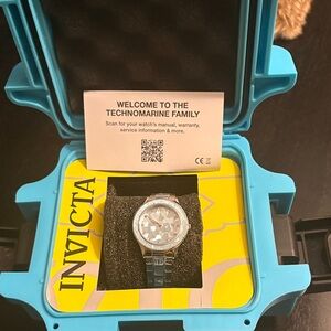 TechnoMarine Sea Seafoam Glow Women's Watch - 33mm, Steel (TM-725054)